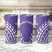 Cook Islands Rarotonga Tumbler Cup Polynesian Tribal Tattoo LT05 - Polynesian Pride
