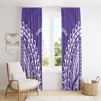 Cook Islands Rarotonga Window Curtain Polynesian Tribal Tattoo LT05 - Polynesian Pride