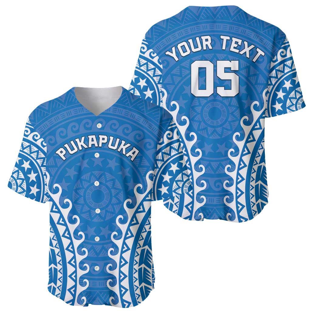 Custom Cook Islands Pukapuka Baseball Jersey Polynesian Tribal Tattoo
