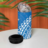 Cook Islands Pukapuka 4 in 1 Can Cooler Tumbler Polynesian Tribal Tattoo LT05 - Polynesian Pride