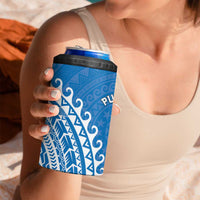 Cook Islands Pukapuka 4 in 1 Can Cooler Tumbler Polynesian Tribal Tattoo LT05 - Polynesian Pride