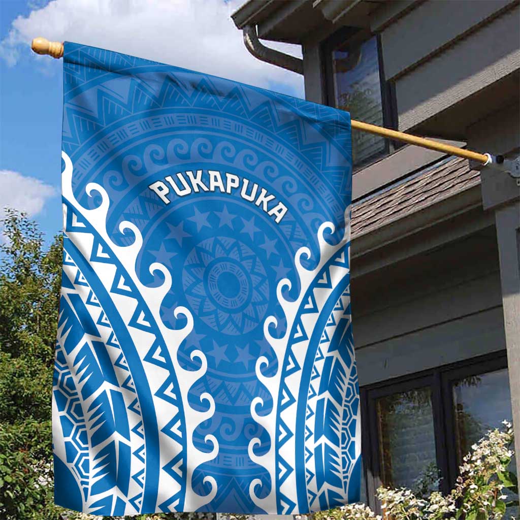 Cook Islands Pukapuka Garden Flag Polynesian Tribal Tattoo LT05 - Polynesian Pride