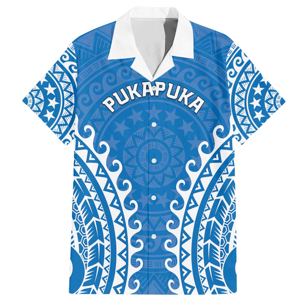 Custom Cook Islands Pukapuka Hawaiian Shirt Polynesian Tribal Tattoo