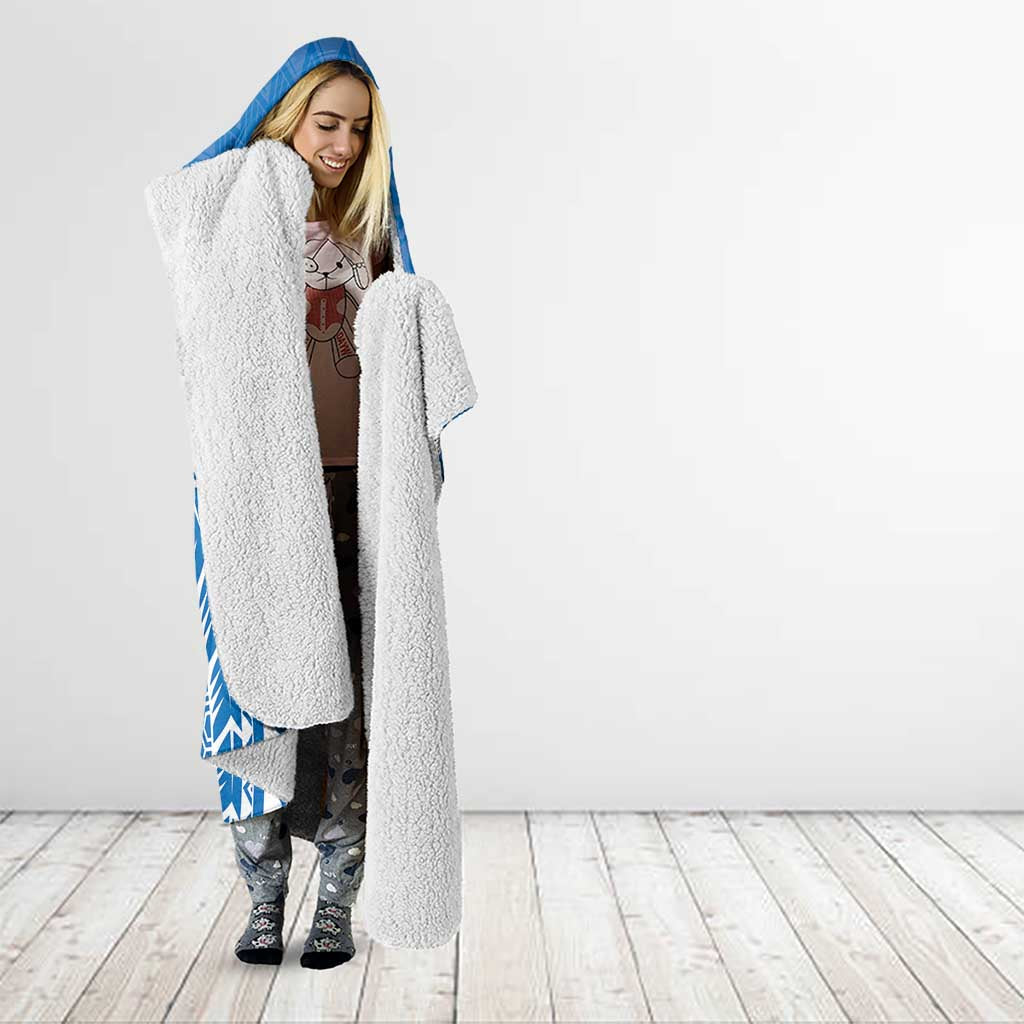 Cook Islands Pukapuka Hooded Blanket Polynesian Tribal Tattoo LT05 - Polynesian Pride