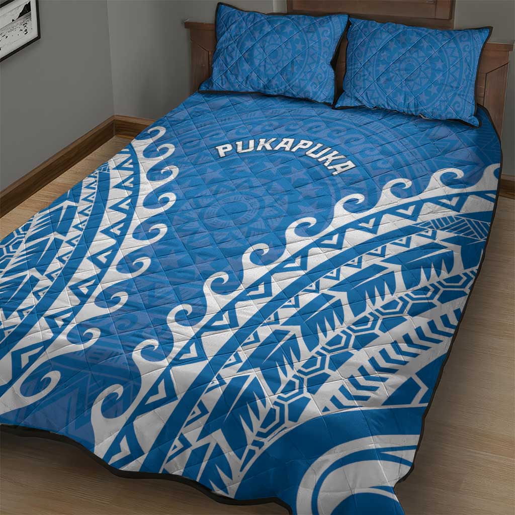 Cook Islands Pukapuka Quilt Bed Set Polynesian Tribal Tattoo LT05 - Polynesian Pride