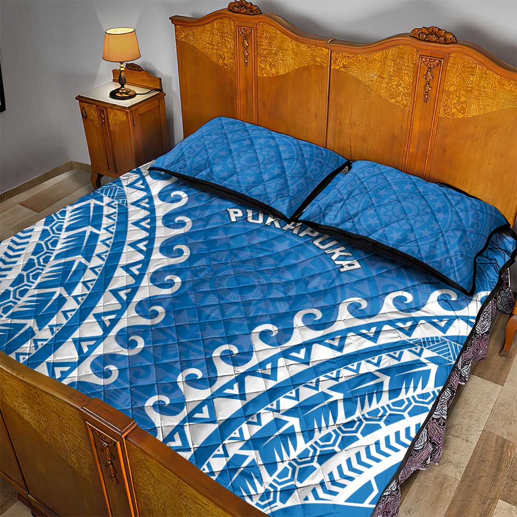 Cook Islands Pukapuka Quilt Bed Set Polynesian Tribal Tattoo LT05 - Polynesian Pride