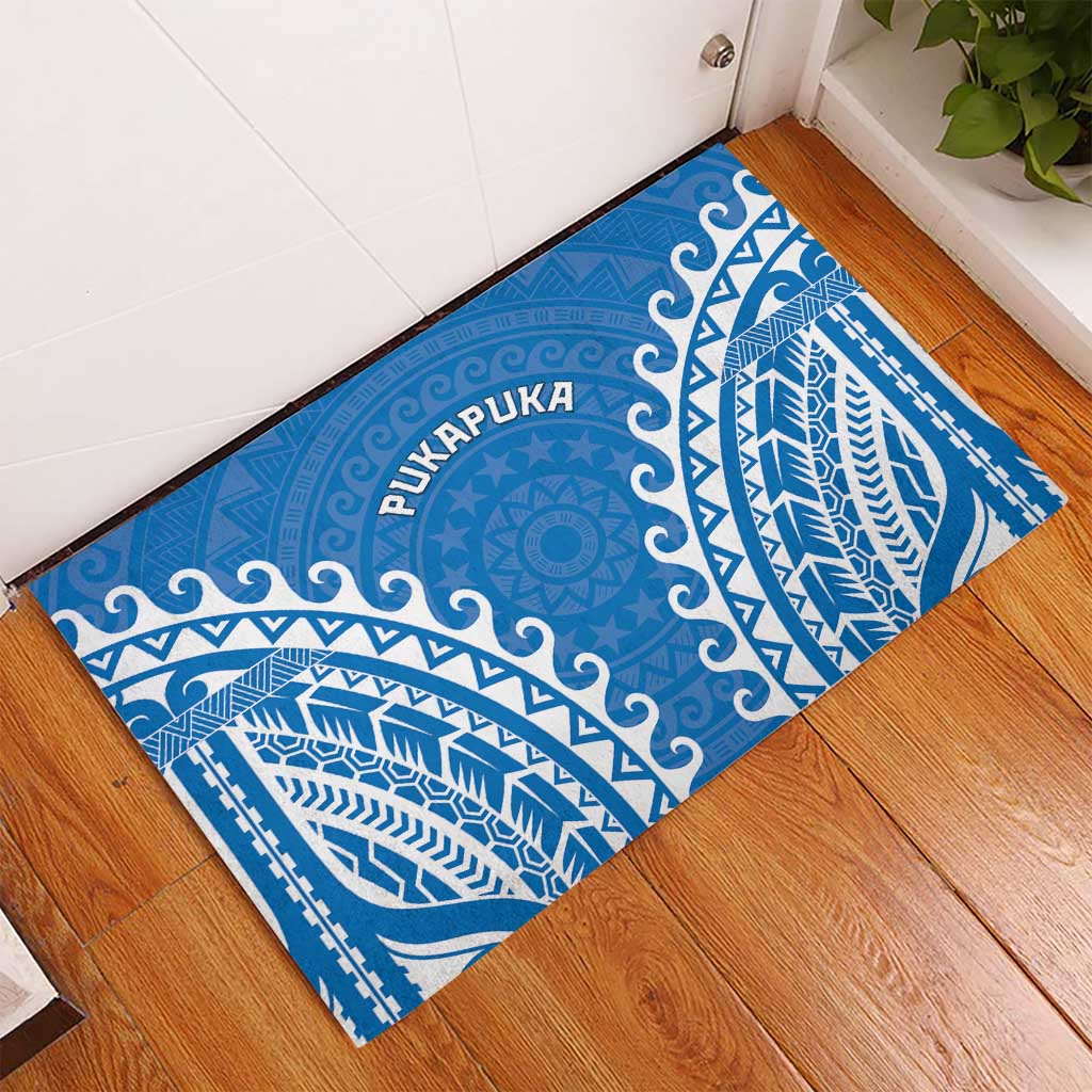 Cook Islands Pukapuka Rubber Doormat Polynesian Tribal Tattoo LT05 - Polynesian Pride