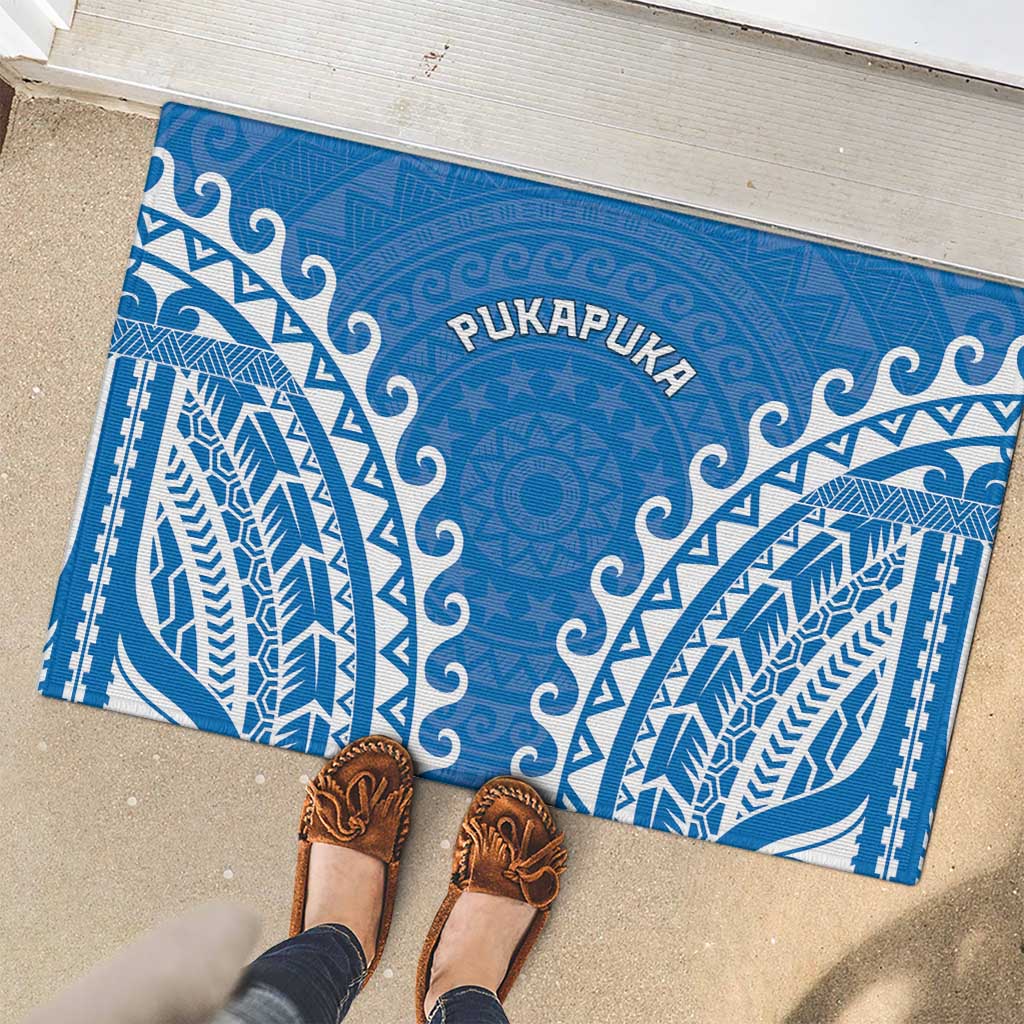 Cook Islands Pukapuka Rubber Doormat Polynesian Tribal Tattoo LT05 - Polynesian Pride
