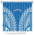 Custom Cook Islands Pukapuka Shower Curtain Polynesian Tribal Tattoo