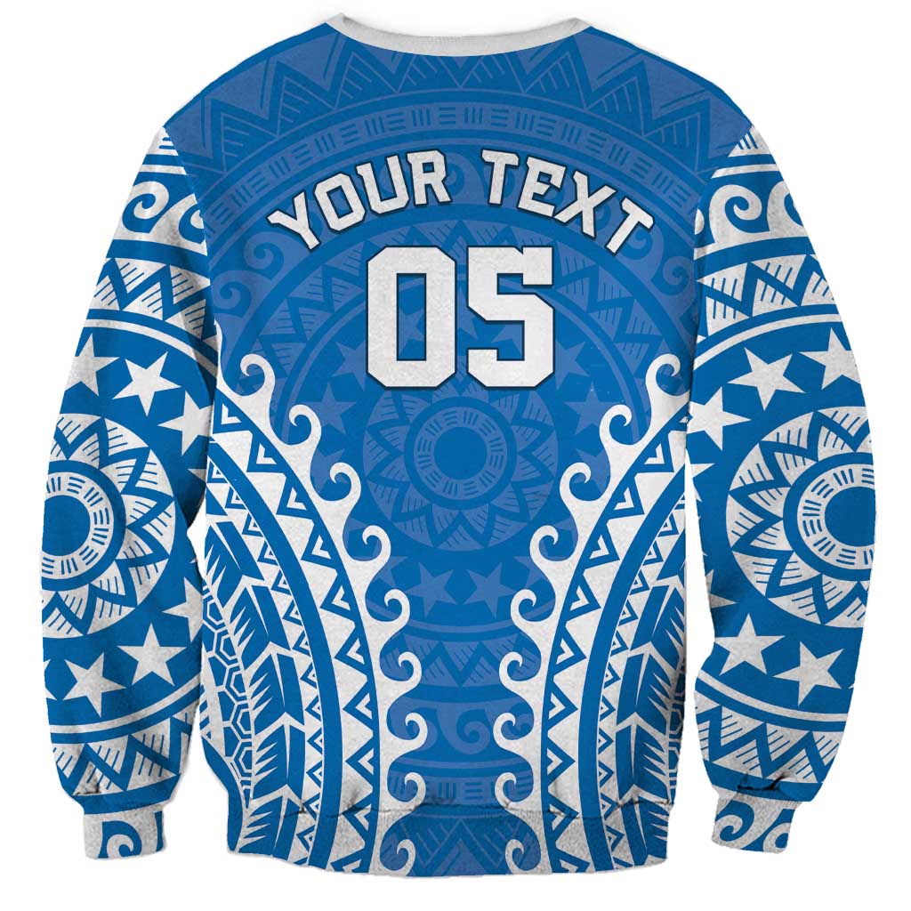 Custom Cook Islands Pukapuka Sweatshirt Polynesian Tribal Tattoo
