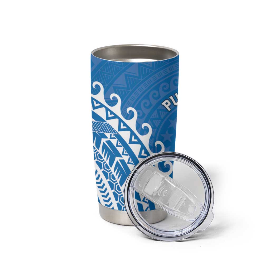 Cook Islands Pukapuka Tumbler Cup Polynesian Tribal Tattoo LT05 - Polynesian Pride