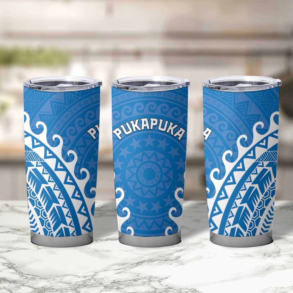 Cook Islands Pukapuka Tumbler Cup Polynesian Tribal Tattoo LT05 - Polynesian Pride
