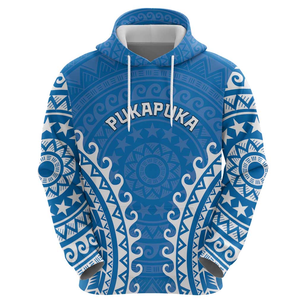 Custom Cook Islands Pukapuka Zip Hoodie Polynesian Tribal Tattoo