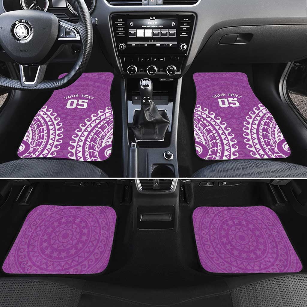 Custom Cook Islands Mangaia Car Mats Polynesian Tribal Tattoo