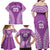 Custom Cook Islands Mangaia Family Matching Off Shoulder Maxi Dress and Hawaiian Shirt Polynesian Tribal Tattoo