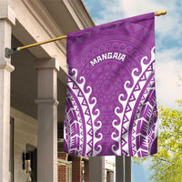 Cook Islands Mangaia Garden Flag Polynesian Tribal Tattoo LT05 House Flag Pink - Polynesian Pride