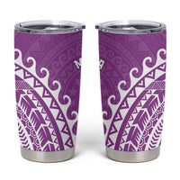 Cook Islands Mangaia Tumbler Cup Polynesian Tribal Tattoo LT05 Pink - Polynesian Pride