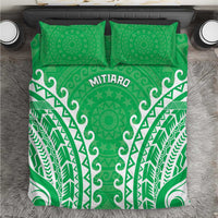 Custom Cook Islands Mitiaro Bedding Set Polynesian Tribal Tattoo