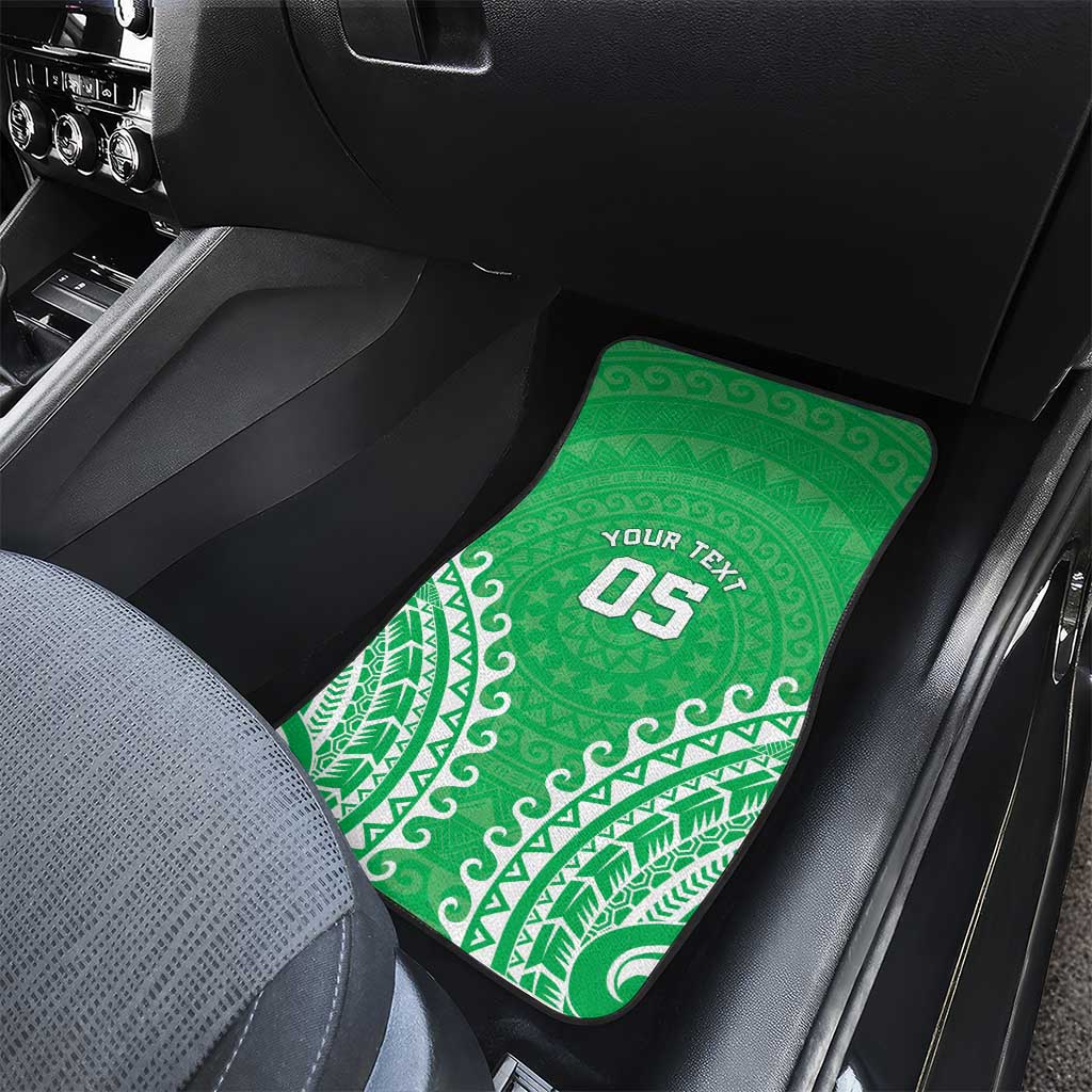 Custom Cook Islands Mitiaro Car Mats Polynesian Tribal Tattoo