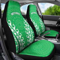Custom Cook Islands Mitiaro Car Seat Cover Polynesian Tribal Tattoo
