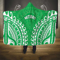 Cook Islands Mitiaro Hooded Blanket Polynesian Tribal Tattoo LT05 - Polynesian Pride