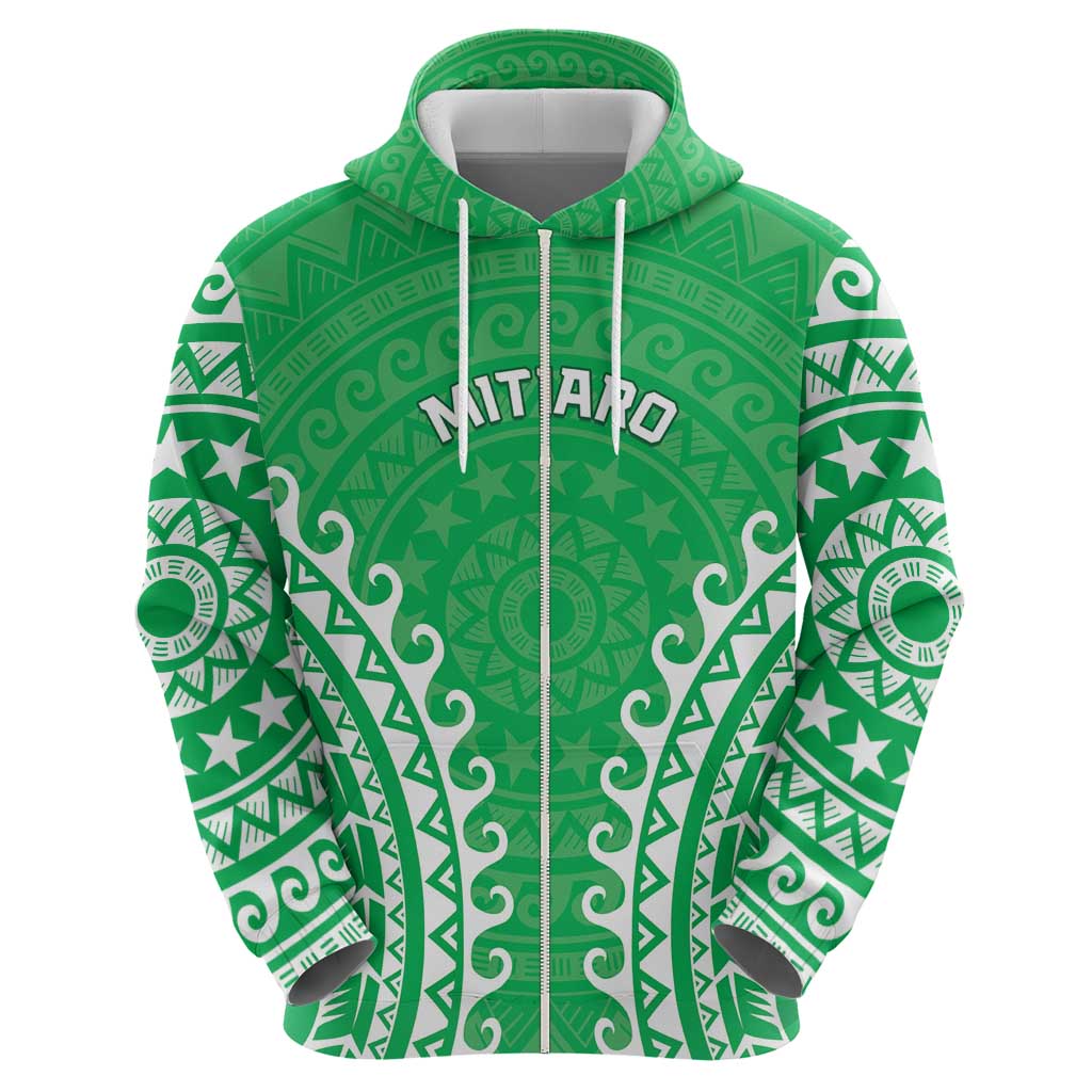 Custom Cook Islands Mitiaro Hoodie Polynesian Tribal Tattoo