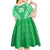 Custom Cook Islands Mitiaro Kid Short Sleeve Dress Polynesian Tribal Tattoo