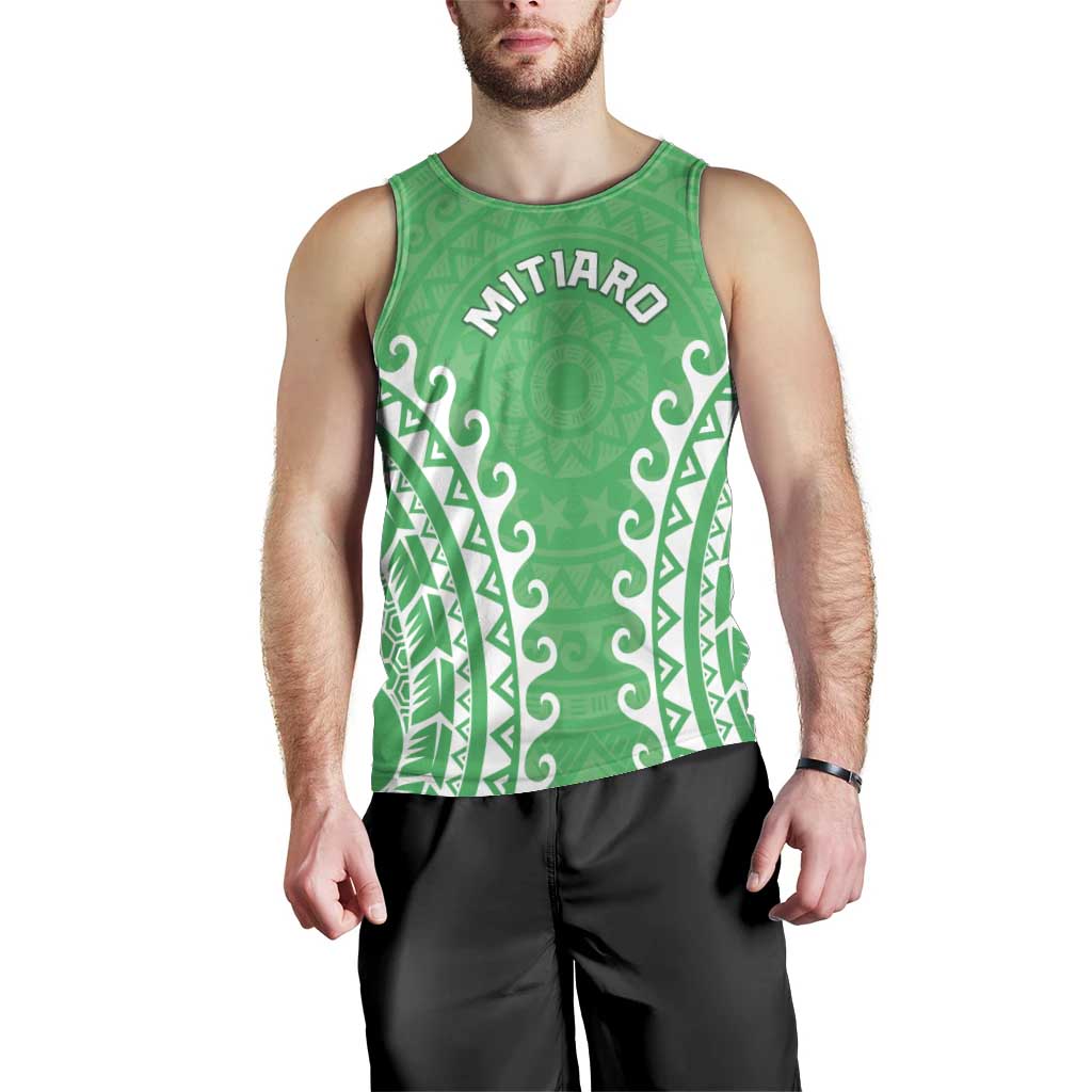 Custom Cook Islands Mitiaro Men Tank Top Polynesian Tribal Tattoo LT05 - Polynesian Pride
