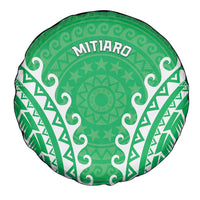 Custom Cook Islands Mitiaro Spare Tire Cover Polynesian Tribal Tattoo