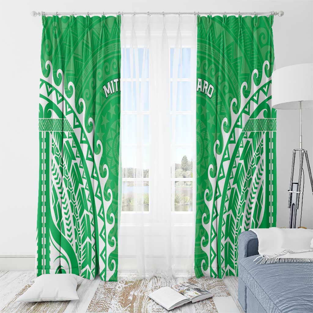 Cook Islands Mitiaro Window Curtain Polynesian Tribal Tattoo LT05 - Polynesian Pride