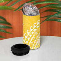 Cook Islands Aitutaki 4 in 1 Can Cooler Tumbler Polynesian Tribal Tattoo LT05 - Polynesian Pride