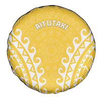 Custom Cook Islands Aitutaki Spare Tire Cover Polynesian Tribal Tattoo