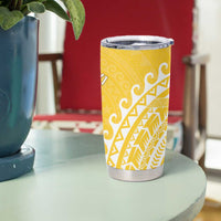 Cook Islands Aitutaki Tumbler Cup Polynesian Tribal Tattoo LT05 - Polynesian Pride