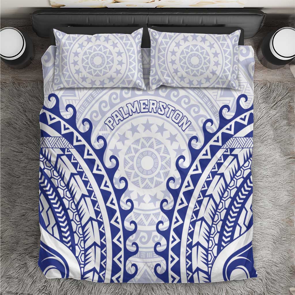 Custom Cook Islands Palmerston Bedding Set Polynesian Tribal Tattoo