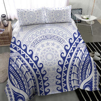 Custom Cook Islands Palmerston Bedding Set Polynesian Tribal Tattoo