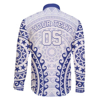 Custom Cook Islands Palmerston Family Matching Off Shoulder Short Dress and Hawaiian Shirt Polynesian Tribal Tattoo