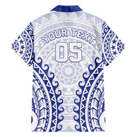 Custom Cook Islands Palmerston Family Matching Short Sleeve Bodycon Dress and Hawaiian Shirt Polynesian Tribal Tattoo