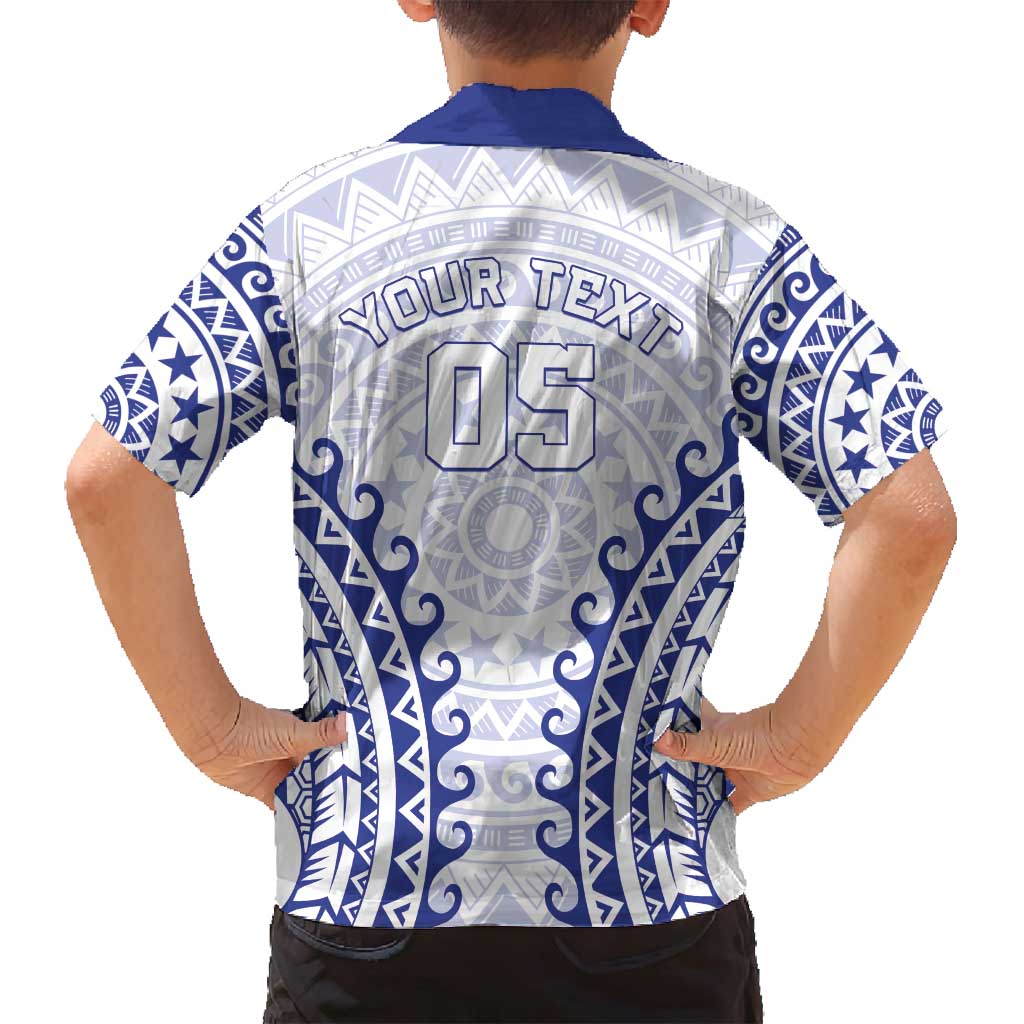 Custom Cook Islands Palmerston Family Matching Summer Maxi Dress and Hawaiian Shirt Polynesian Tribal Tattoo