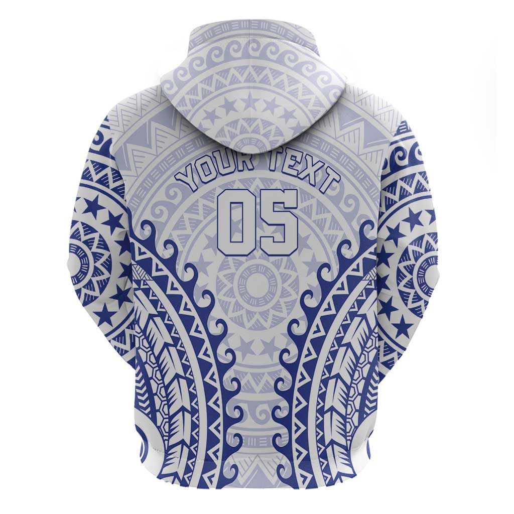 Custom Cook Islands Palmerston Hoodie Polynesian Tribal Tattoo