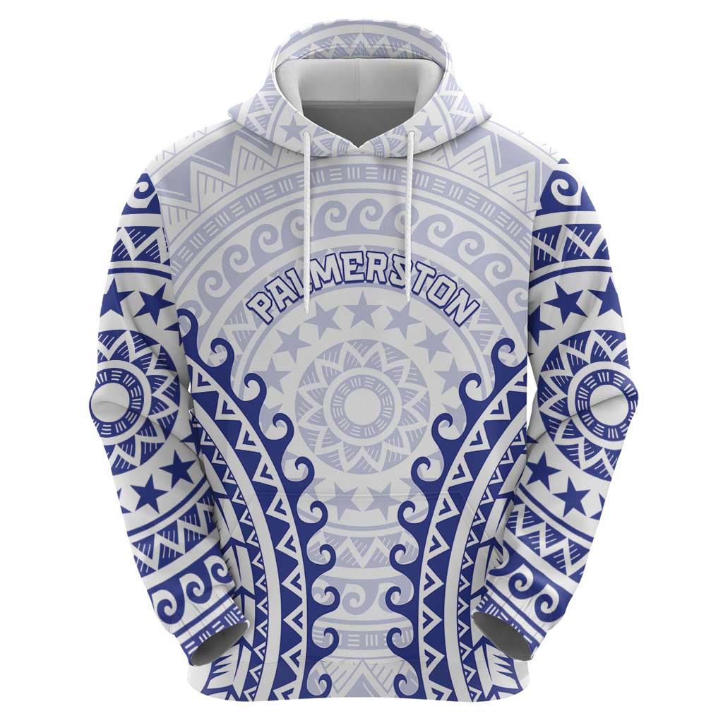 Custom Cook Islands Palmerston Hoodie Polynesian Tribal Tattoo