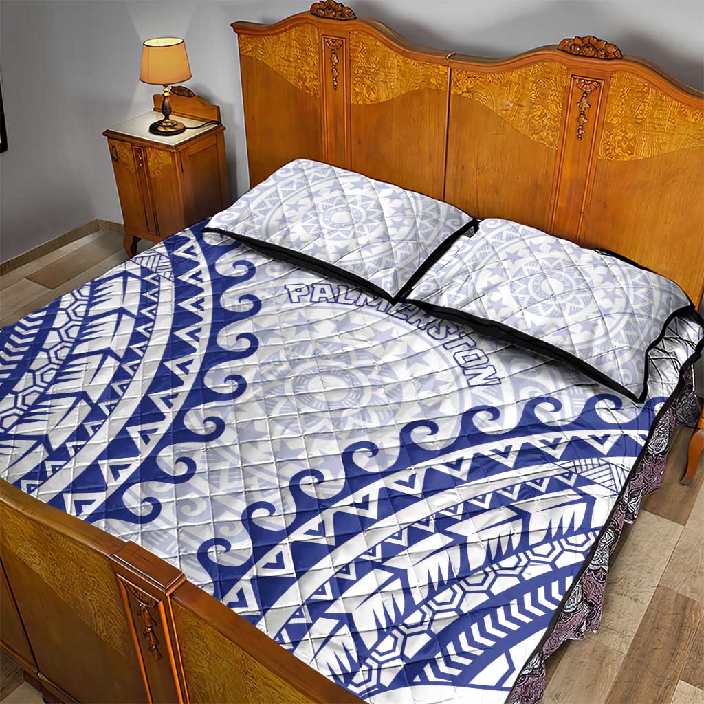 Cook Islands Palmerston Quilt Bed Set Polynesian Tribal Tattoo LT05 - Polynesian Pride