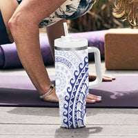 Cook Islands Palmerston Tumbler With Handle Polynesian Tribal Tattoo LT05 - Polynesian Pride