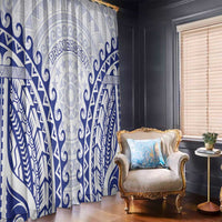 Cook Islands Palmerston Window Curtain Polynesian Tribal Tattoo LT05 - Polynesian Pride