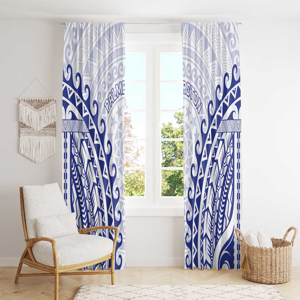 Cook Islands Palmerston Window Curtain Polynesian Tribal Tattoo LT05 - Polynesian Pride