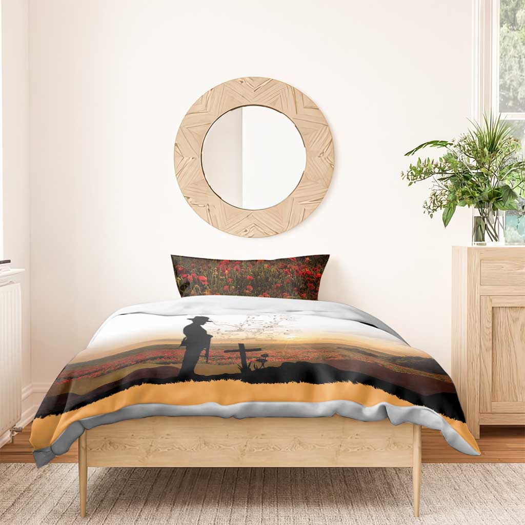Australia And New Zealand ANZAC Day Bedding Set Battle Of Beersheba LT05 - Polynesian Pride