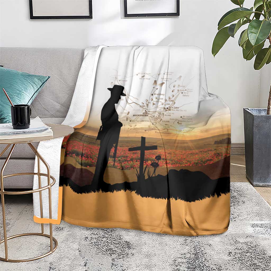 Australia And New Zealand ANZAC Day Blanket Battle Of Beersheba LT05 - Polynesian Pride