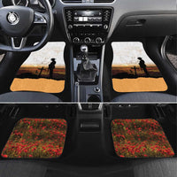 Australia And New Zealand ANZAC Day Car Mats Battle Of Beersheba LT05 Set 4pcs Beige - Polynesian Pride