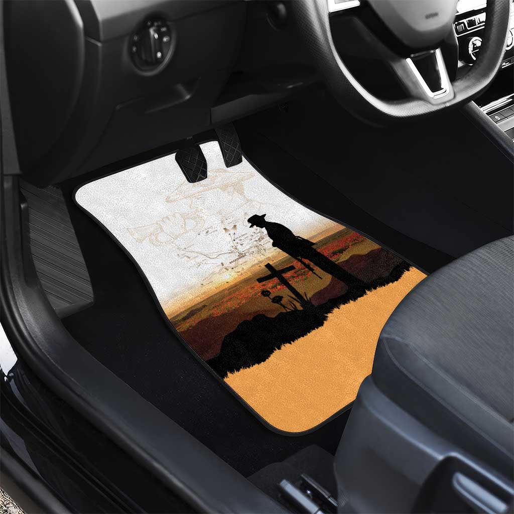 Australia And New Zealand ANZAC Day Car Mats Battle Of Beersheba LT05 - Polynesian Pride