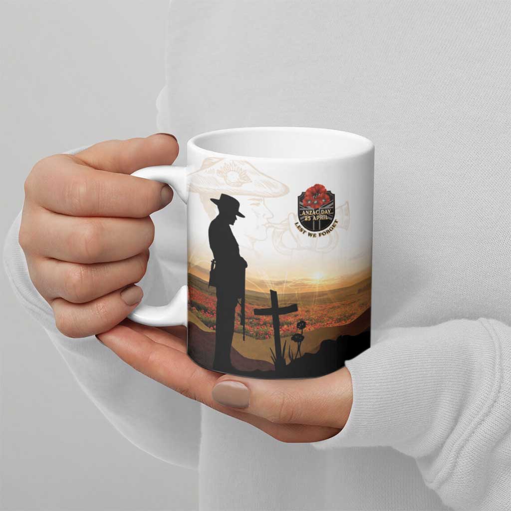 Australia And New Zealand ANZAC Day Ceramic Mug Battle Of Beersheba LT05 - Polynesian Pride