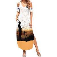 Australia And New Zealand ANZAC Day Family Matching Summer Maxi Dress and Hawaiian Shirt Battle Of Beersheba
